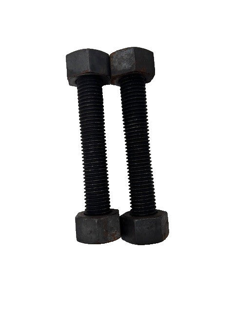 3/4"-10 X 5 1/2 GRADE B7 FULLY THREADED STUDS WITH 2 HEX NUTS  (LOT OF 2)
