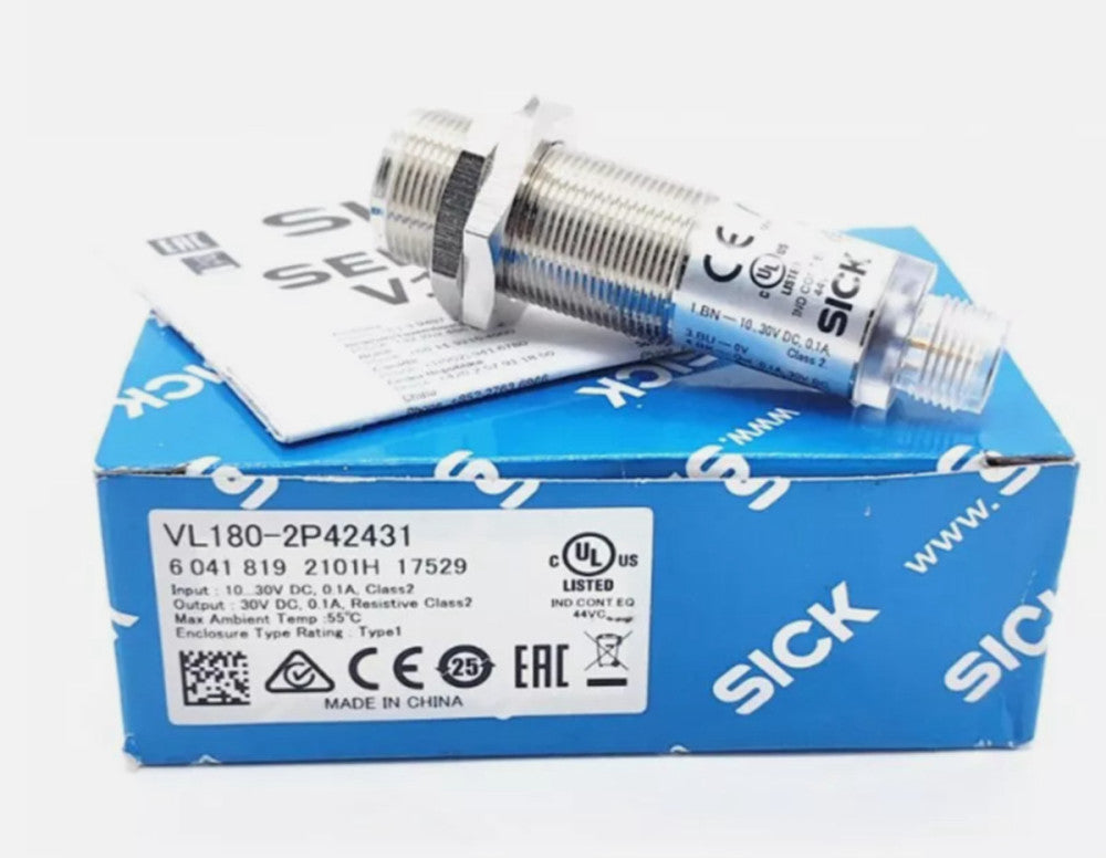 One Brand New SICK VL180-2P42431 Photoelectric Switch Sensor