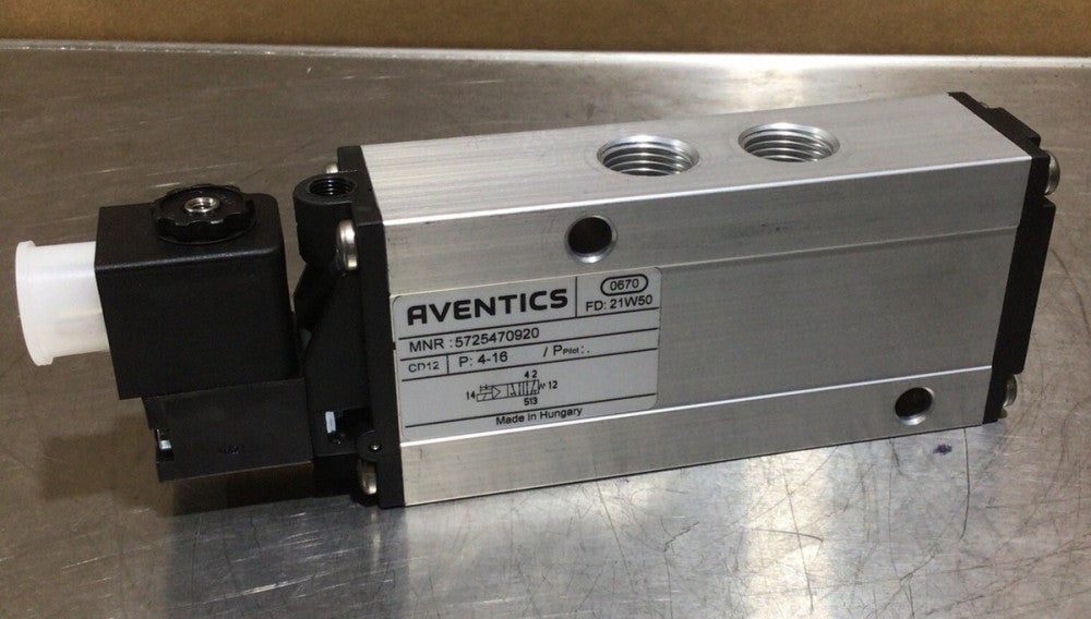 AVENTICS 5725470920 24VDC UNMP 5420800390 7290 0670 21W50