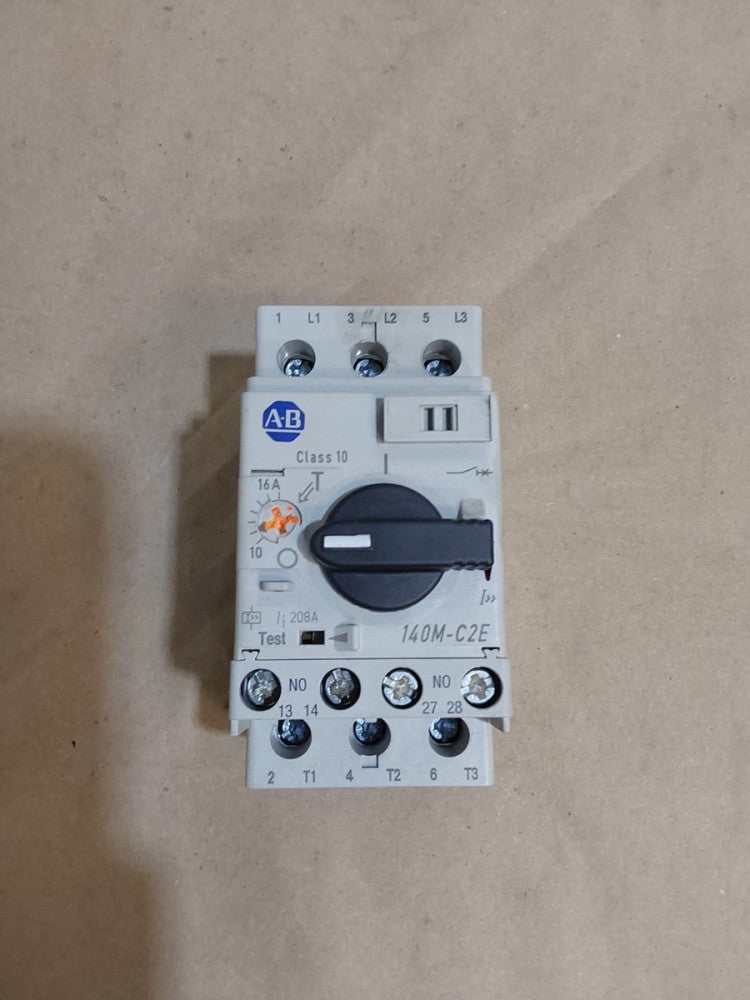 Allen Bradley 140M-C2E-C16 Ser C 10-16A Motor Protection Breaker.