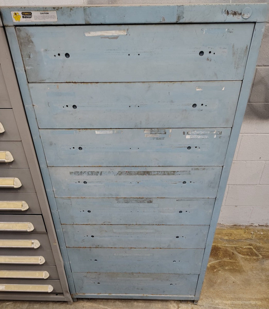 STANLEY VIDMAR CABINET 30" WIDTH 8 DRAWERS