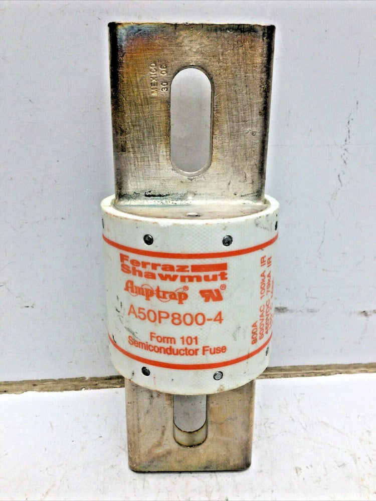 FERRAZ SHAWMUT A50P800-4 SEMICONDUCTOR FUSE 800 AMP 500VAC/450VDC