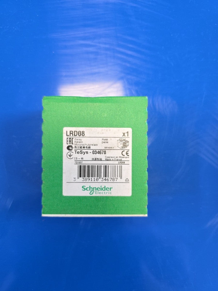Schneider Electric LRD08 Thermal Overload relay (FREE SHIPPING) NEW