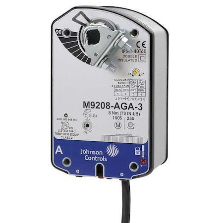 Johnson Controls M9208-Gga-2 Electric Actuator,70 In.-Lb.-40 To 140