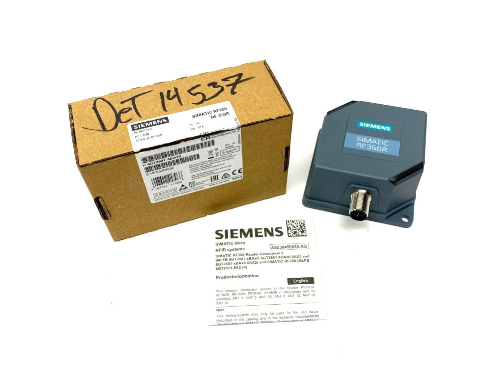 Siemens 6GT2801-4BA10 SIMATIC RF350R Reader, w/o Antenna