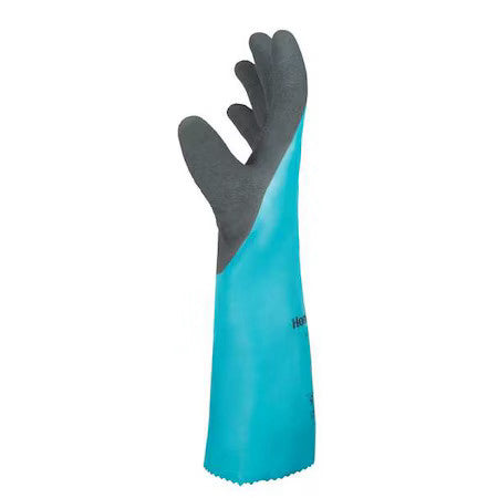 Honeywell 33-3765E/8M Flextril Chemical Resistant Gloves, Nitrile, 12 3/4 In L,