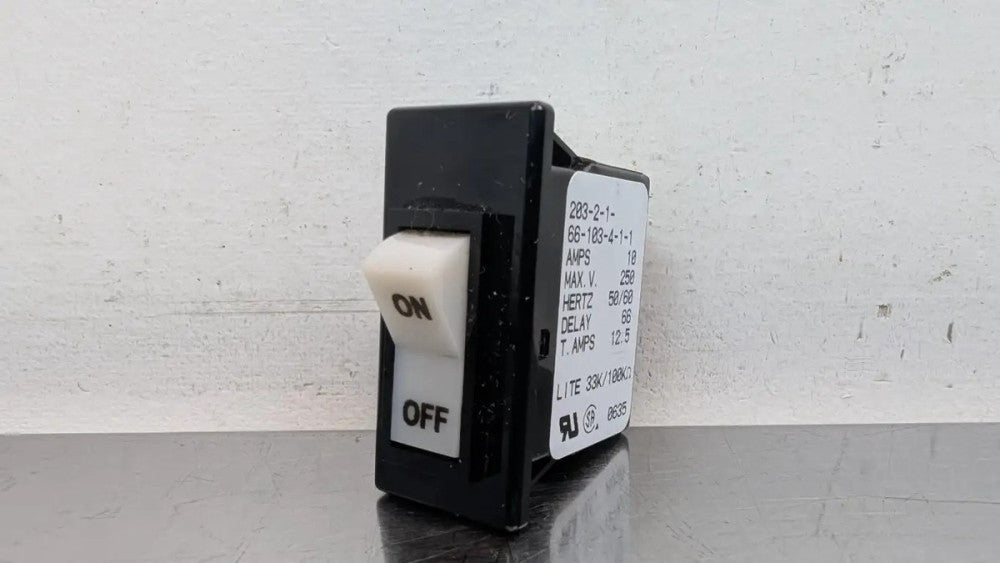 Airpax 203-2-1-66-103-4-1-1 Panel Mount Circuit Breaker Switch 66ms Delay