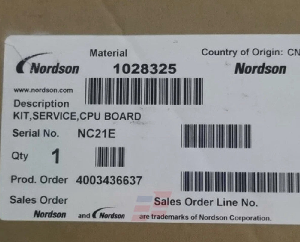 One Brand New NORDSON 1028325 CPU Board