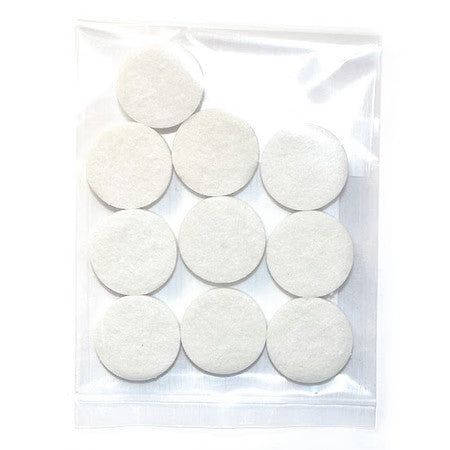 Hakko A1613 Filter,4" L,3" X 13/64" Size,White,Pk10