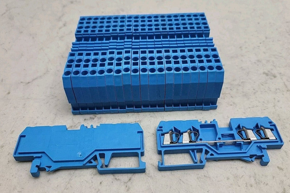 21 Pack Wago 280-834 4 Conductor Through Terminal Block 20 Amp 800V 28-12 Awg