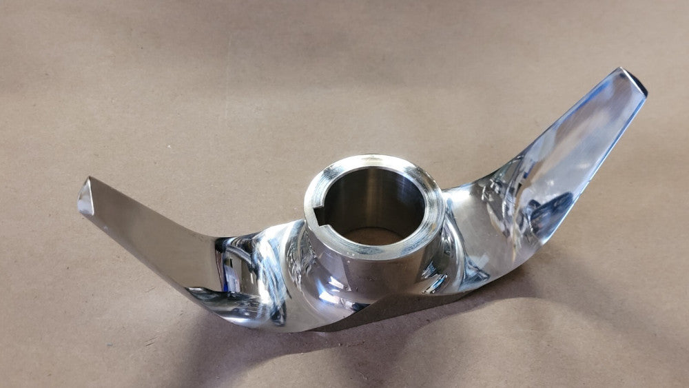 57163006 Stainless Steel Commercial Upper Chopper Knife P023027102 1-3/8" Bore