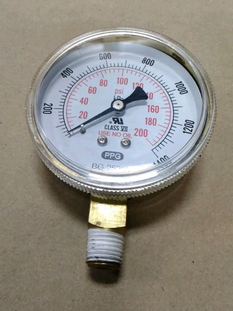 Class VIIPpg BG-25200  1400 Psi Gauges F122