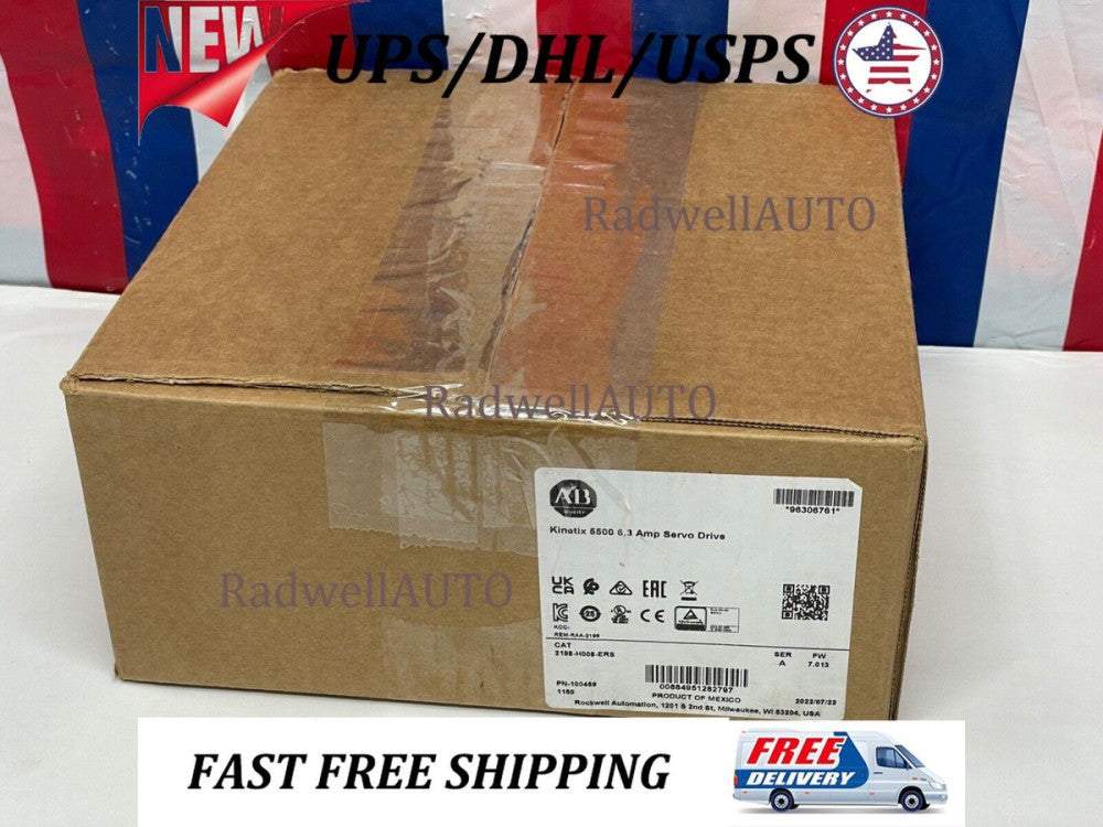 Allen Bradley Kinetix 5500 6.3 Amp Servo Drive 2198-H008-ERS 2198H008ERS