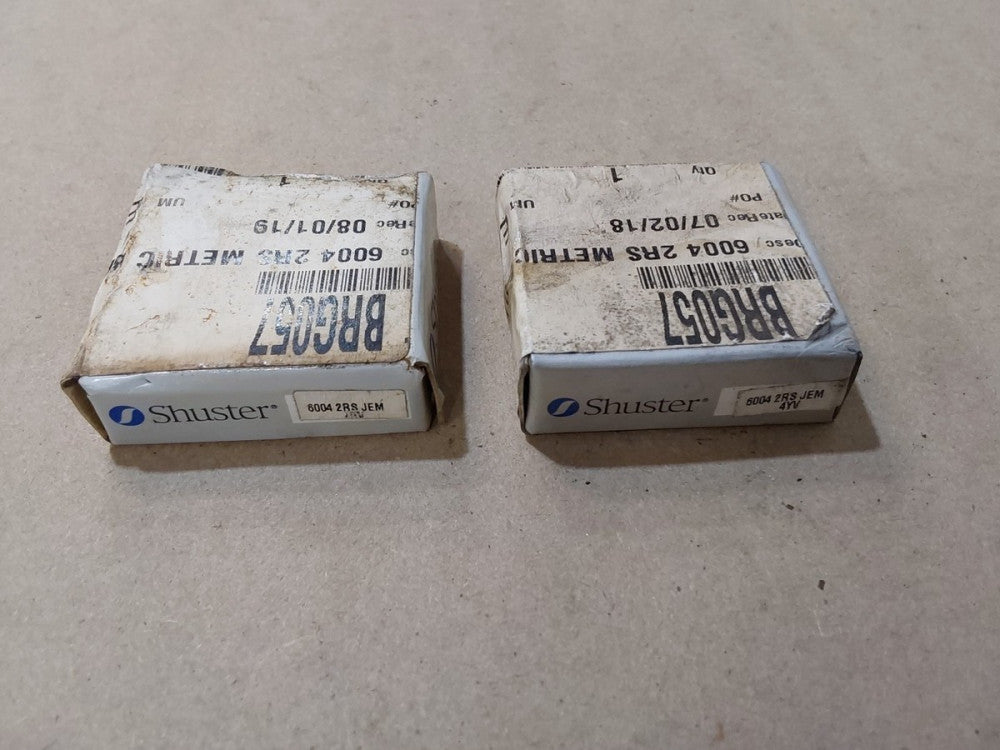SHUSTER 6004 2RS JEM 4YV Bearings (Lot Of 2)
