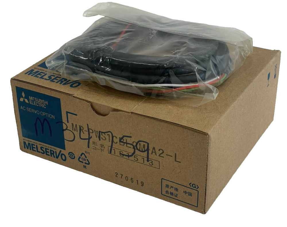 NEW MITSUBISHI MR-PWS1CBL2M-A2-L POWER CABLE MRPWS1CBL2MA2L