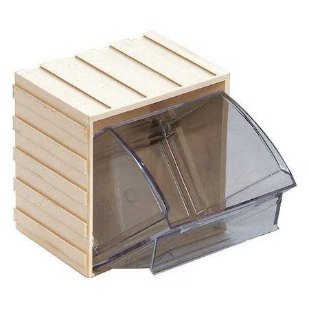 Quantum Storage Systems Qtb406iv Tip Out Bins, Individual, W4-1/16, Ivory