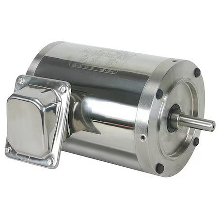 Dayton 6Wy53 Washdown Motor,3 Ph,Tenv,1/2 Hp,1745 Rpm