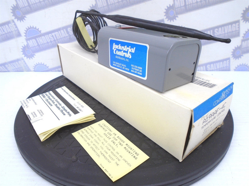JOHNSON - A19AAF-4C - TEMERATURE CONTROL - 40/90°F - 6ft Cap RUBBER COATED (NEW)