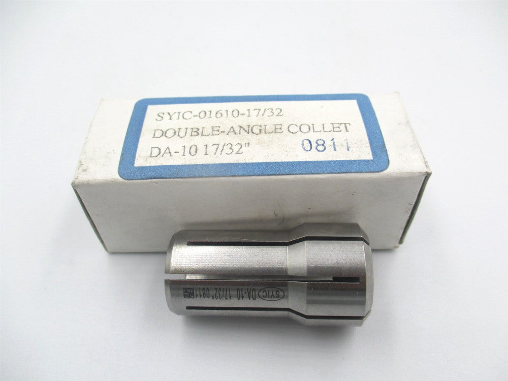 Techkins (01610-17/32) 17/32" Coolant Through HSS Double Angle Round Face Collet