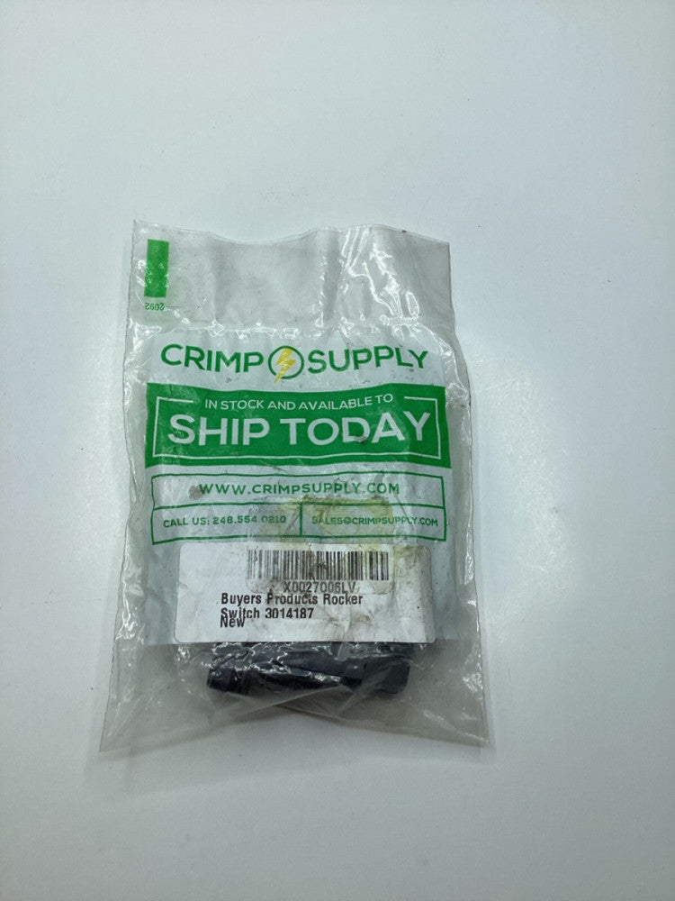 (QTY 2) CRIMP SUPPLY 3014187 Buyers Products Rocker Switch 12 Volt