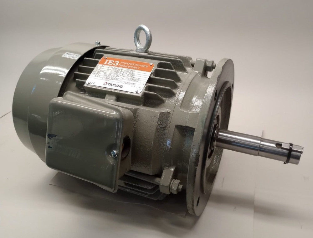 Tatung FHFC-D Electric Motor 3ph 5hp 3.7kW 3500rpm 460V 60hz 112M