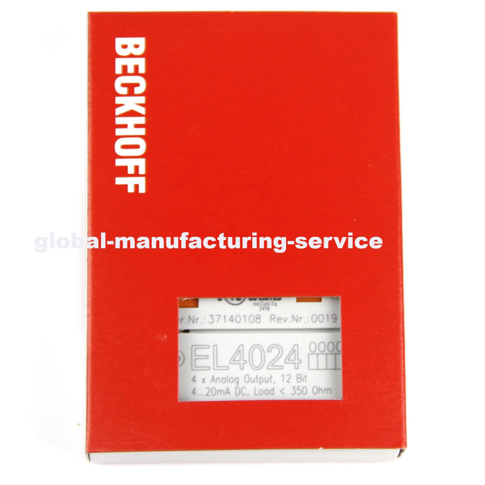 New BECKHOFF EL4024 4-channel Analog Output Terminal