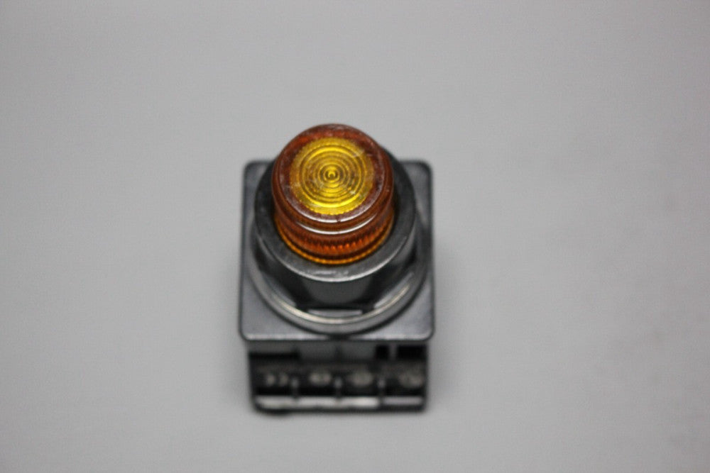 SIEMENS BLACK MAX PILOT LIGHT LAMP LED AMBER 52BT6EXA W/52BJK