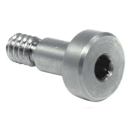 Zoro Select Str401m10x25 Shoulder Screw, M8-1.25 Thr Sz, 13 Mm Thr Lg, 25 Mm