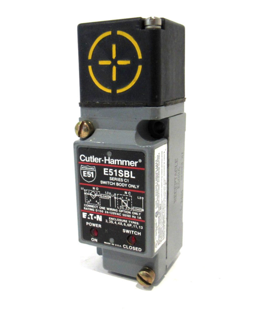 NEW CUTLER HAMMER E51SBL LIMIT SWITCH W/ E50RA, E51DS5
