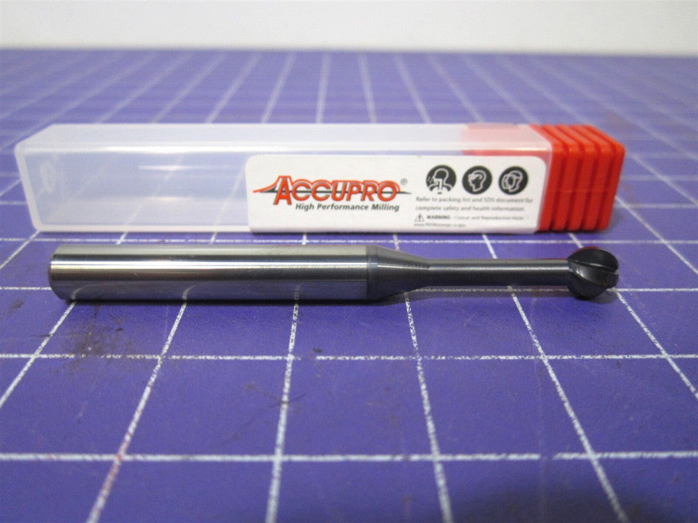 1/4" 4F Solid Carbide Undercutting End Mill 2-1/2" OAL