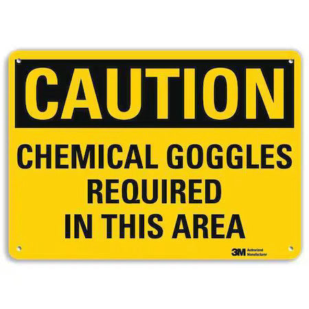 Lyle U4-1112-Ra_14X10 Safety Sign, 10 In Height, 14 In Width, Aluminum,