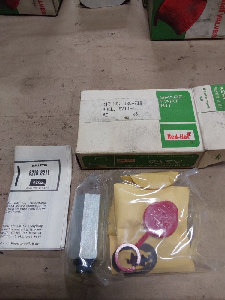 ASCO 186-718 Spare Parts Kit.. Bull. 8210-N. Ac K8