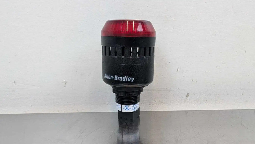 Allen-Bradley 855PD-B24MEC1422 Panel Mount Alarm Ser A Red 24V AC/DC 73mA