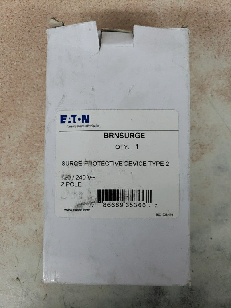 New Old Stock Eaton BRNSURGE Type BR 2 Pole Surge Protective Device
