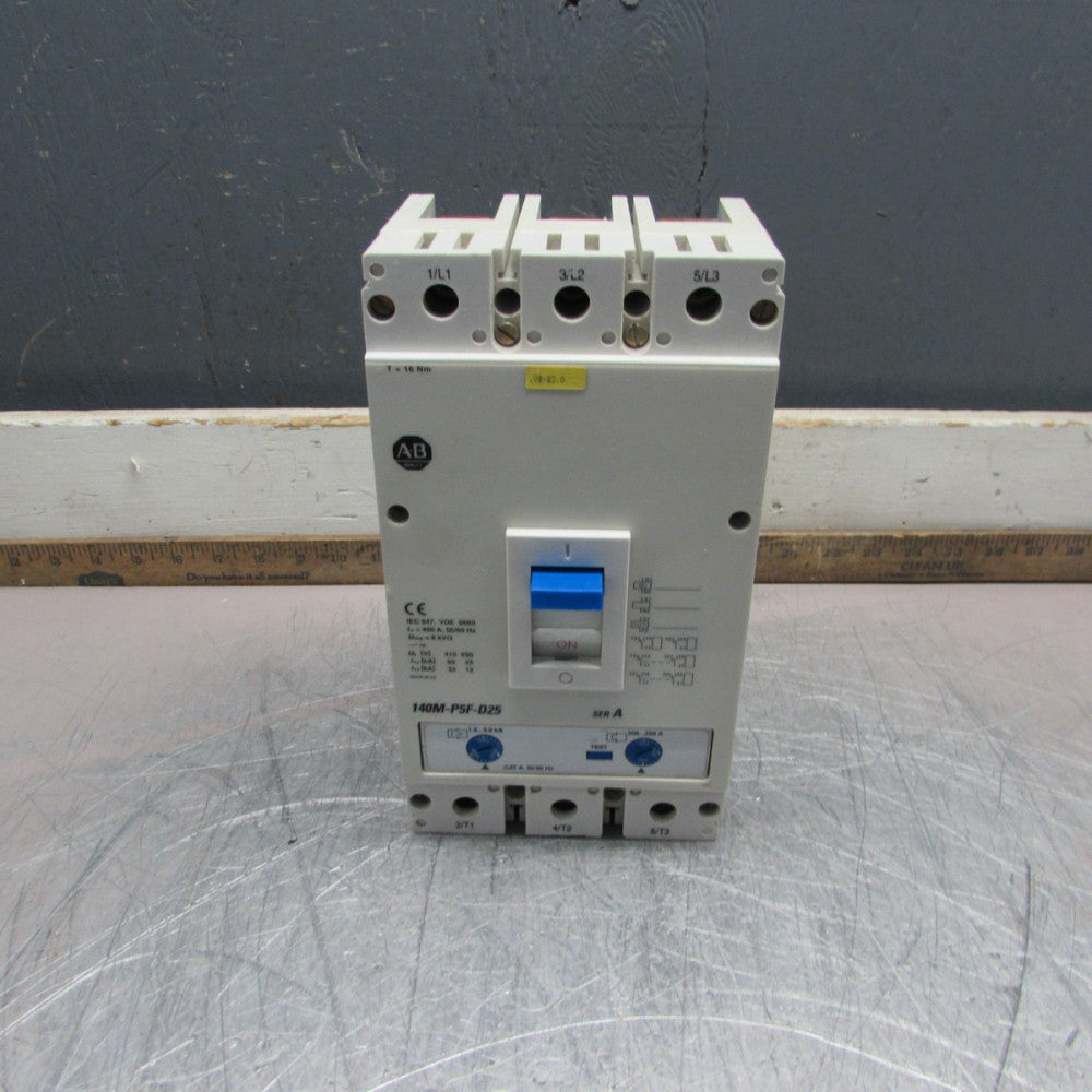Allen Bradley 140M-P5F-D25 ,Circuit Breaker, 3P/ 250A /690V, TAKEOUT MAKE OFFER!