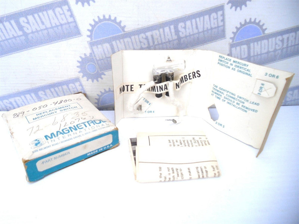 MAGNETROL 89-7101-008 - 2-Lead - SPS-1 - CONTROL SWITCH 897101008 (NEW in BOX)