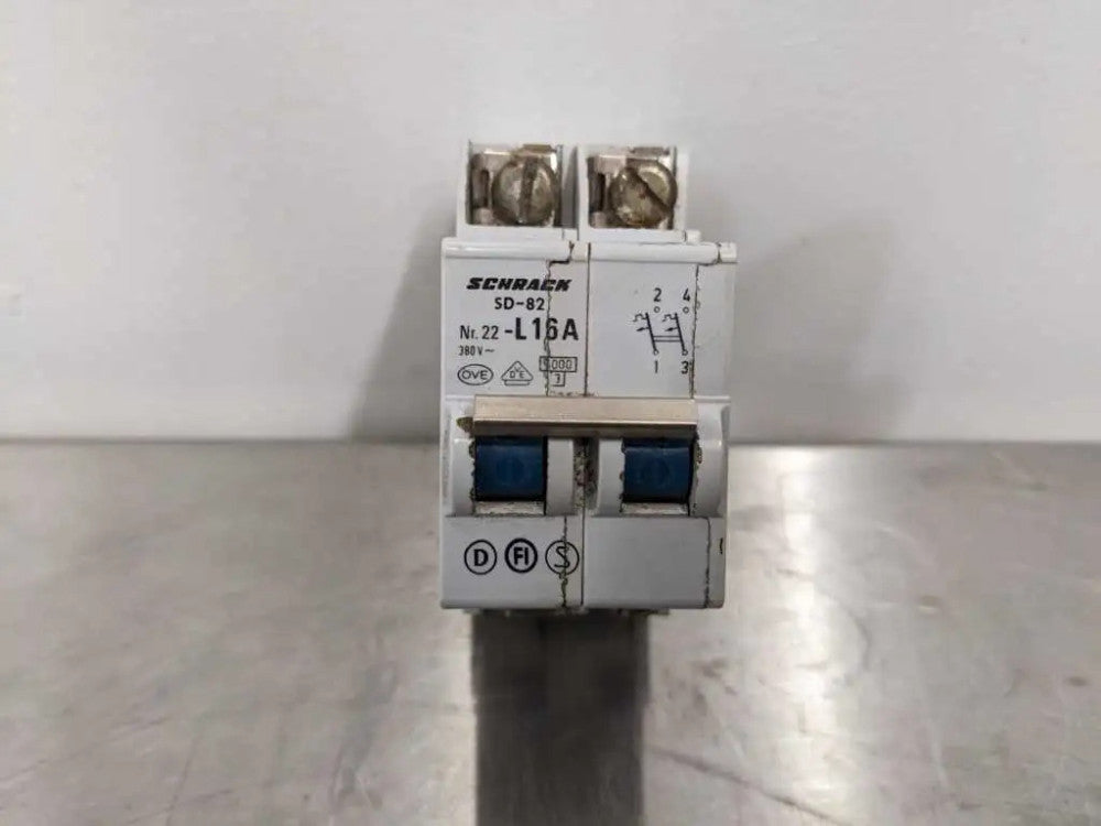 Schrack - TE Connectivity SD-82 L16A Circuit Breaker 2 Pole