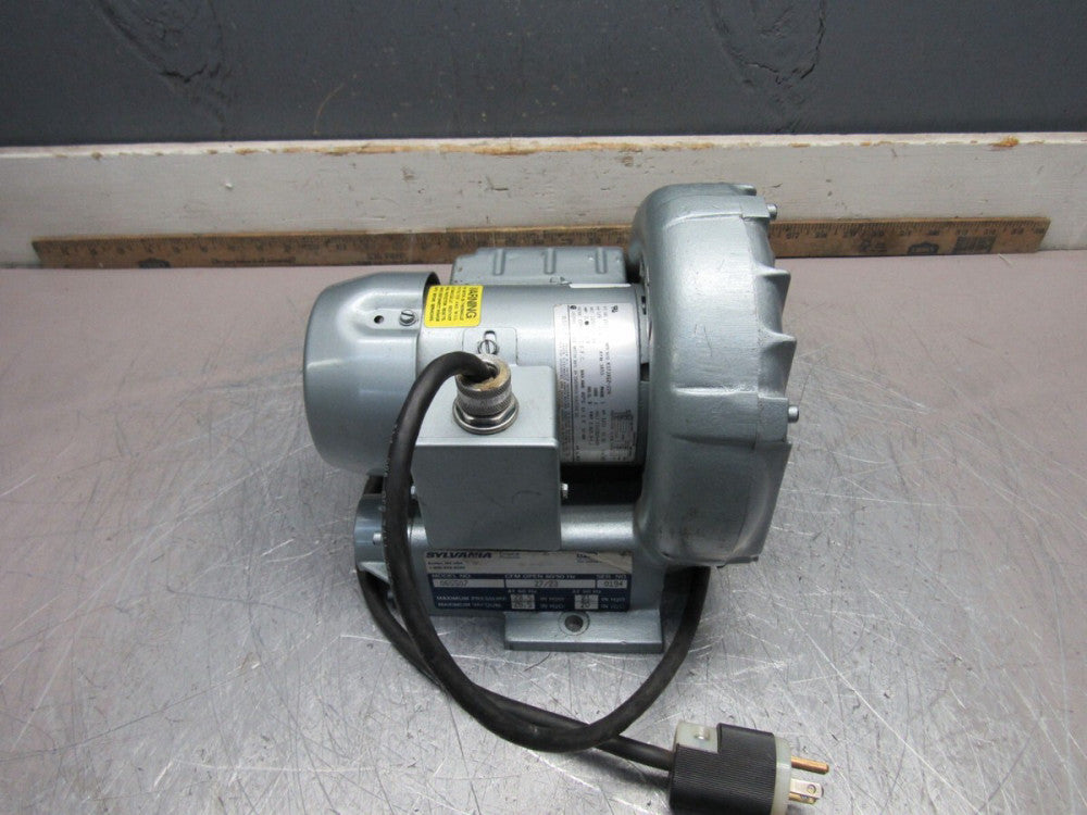 GAST REGENAIR BLOWER J111X WTH EMERSON K37JXGZ-226 MOTOR 115VAC 1PH NICE TAKEOUT