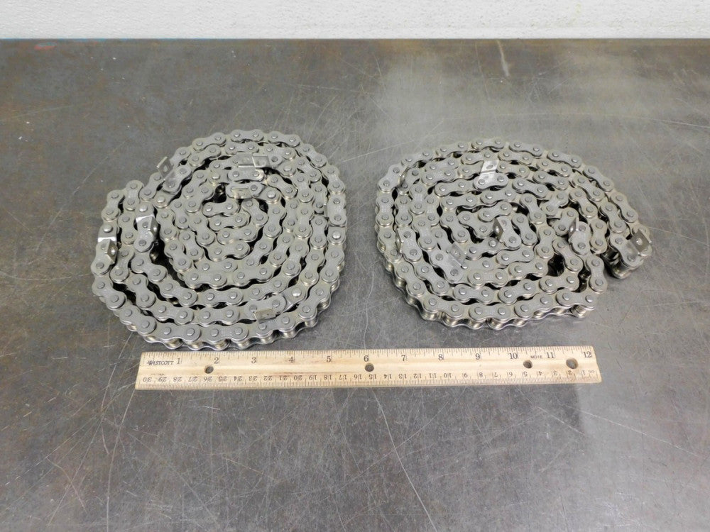 HKK 50 Stainless Steel Roller Chain Conveyor  160" SS304 HKK50