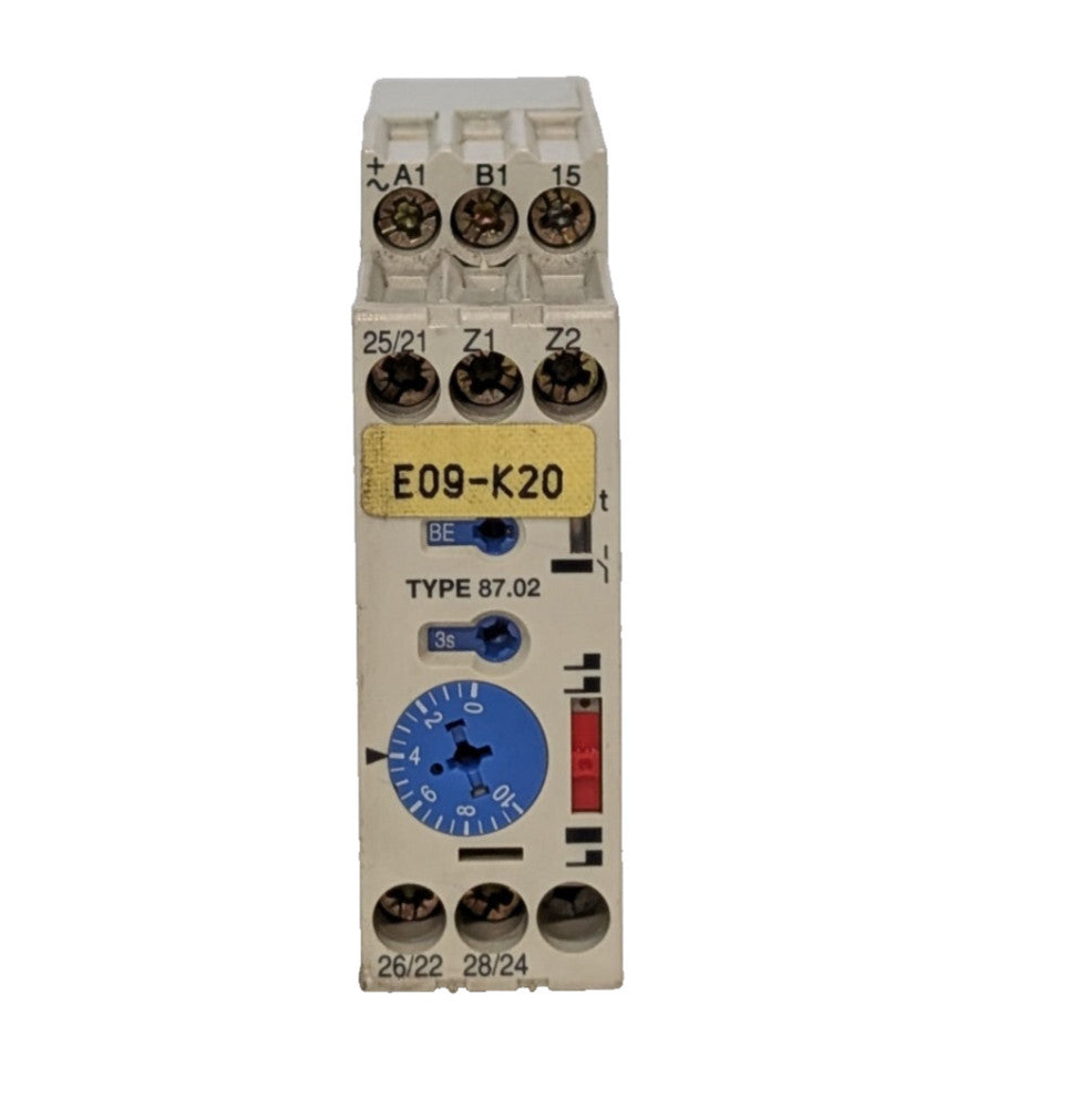 Finder 8702-0240-0000 Type 87.02 Multi-Function Time-Delay Relay, 8A, 250VAC