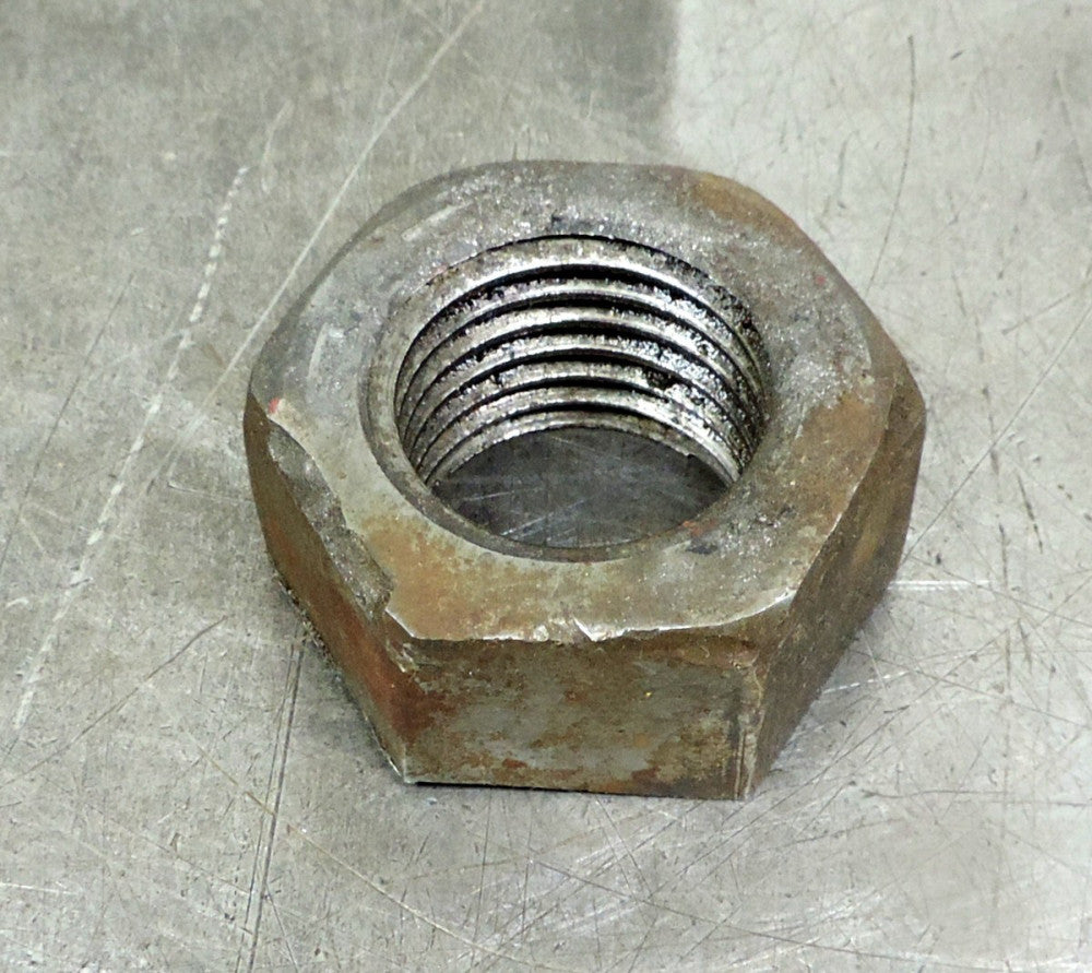 Industrial Paperweight Large Nut Paper Weight Steampunk 1-3/4" SAE Course Thread