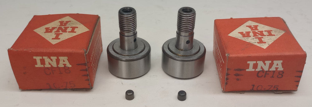 INA CF18 Cam Follower 1.125in Roller Diameter 0.625 Roller Width (Pack of 2)