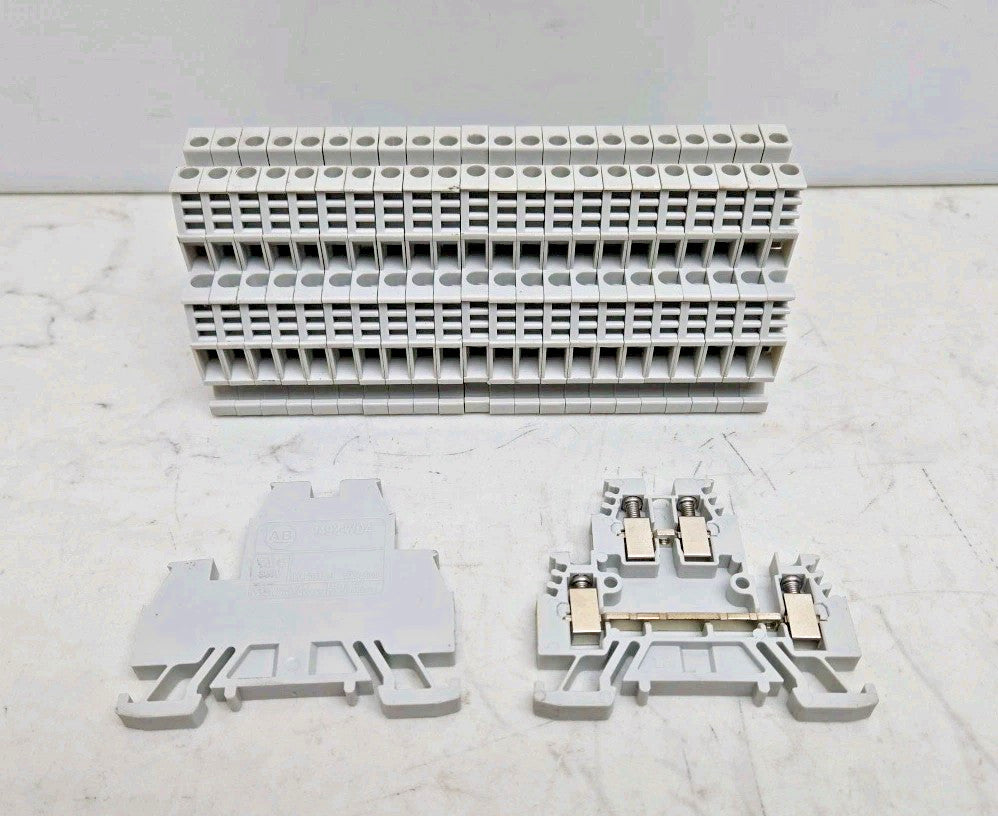25 Pack Allen Bradley 1492-WD4 Industrial Screw Connection Terminal Block 