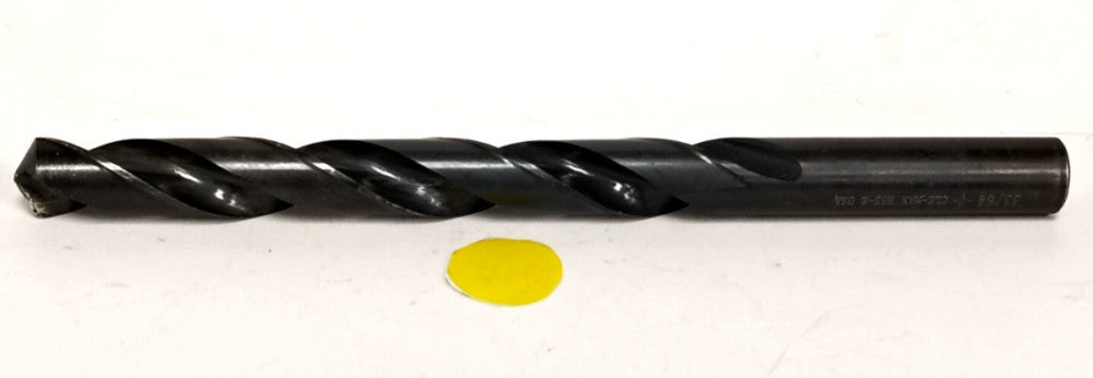 CLE-MAX 33/64" DRILL BIT 2 FLUTE 5" FLUTE LENGTH 1-3/4" SHANK LENGTH HSS
