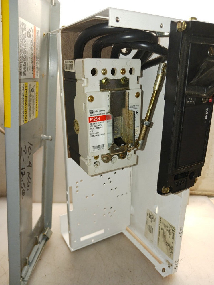 EATON CUTLER HAMMER 100 AMP HALF FEEDER 6" BUCKET INTELLIGENT  EGH3100FFG