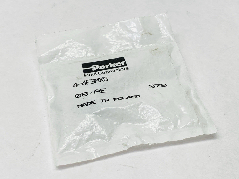 Parker 4-4F3MXS Triple-Lok 37 Degree Flare JIC Tube Fitting 1/4" x 1/4-19"