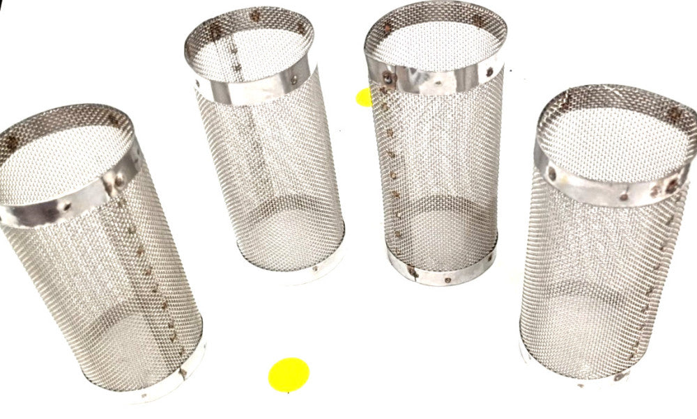 LOT OF 4 - 2" Y-STRAINER WITH 20 MESH SCREEN, MODEL 16RK-S-20