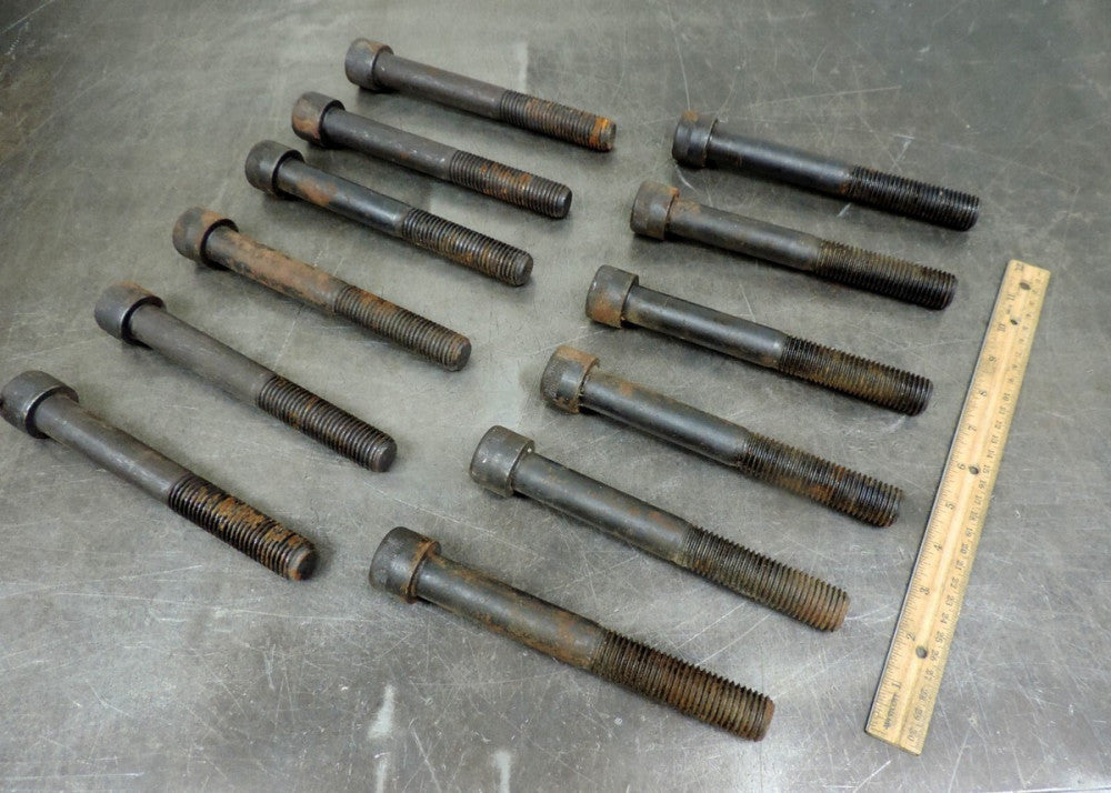 Industrial Kerr Socket Head Cap Bolt Screw 7/8"-9 x 7  Lot of Twelve (12)