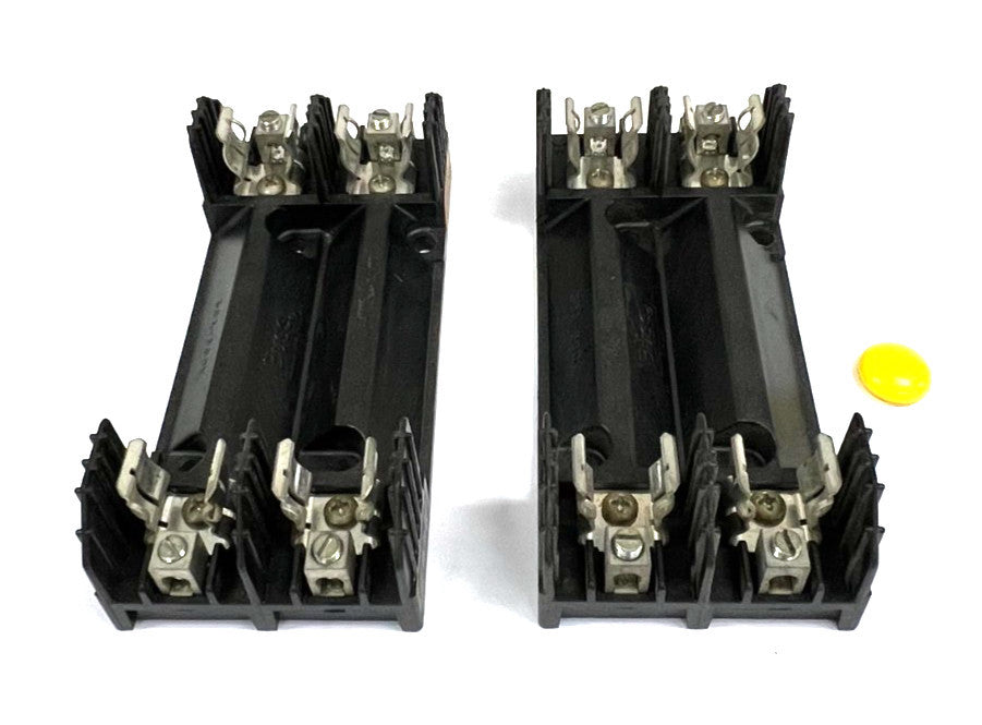BUSS FUSE HOLDER CLASS H 30AMPS 600VOLTS 2 POLE LOT OF 2