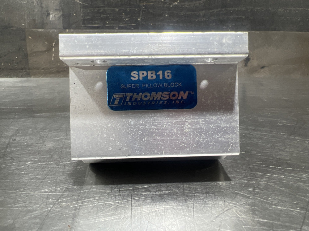 Thompson Super Ball Bushing Linear Bearing Pillow Block SPB16 - Nos Surplus